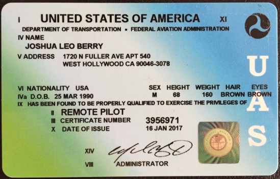 FAA Certificate